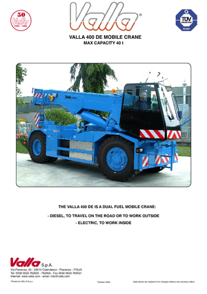 Macarale mobile industriale Valla 400 DE