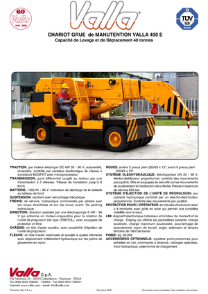Macarale mobile industriale Valla 400 E 
