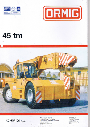Macarale mobile industriale ORMIG 45 tm