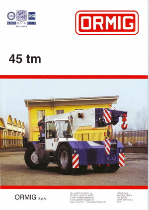 Macarale mobile industriale ORMIG 45 tm