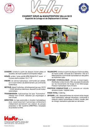 Macarale mobile industriale Valla 50 D 