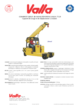 Macarale mobile industriale Valla 75 D 