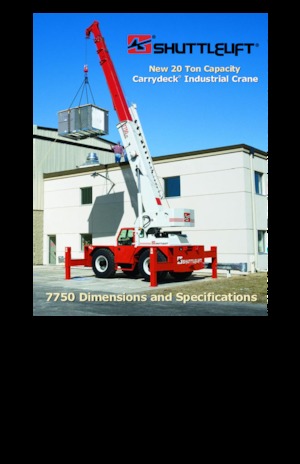Macarale mobile industriale Shuttlelift 7750 RT