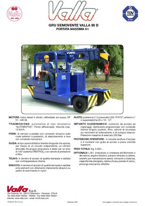 Macarale mobile industriale Valla 90 D 