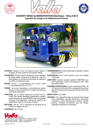 Macarale mobile industriale Valla 90 E