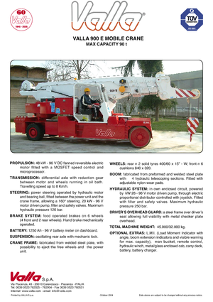 Macarale mobile industriale Valla 900 E