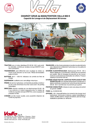 Macarale mobile industriale Valla 900 E