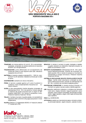 Macarale mobile industriale Valla 900 E