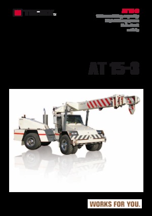 Macarale mobile industriale Franna AT 15-3