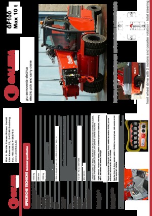 Macarale mobile industriale Galizia GF 100