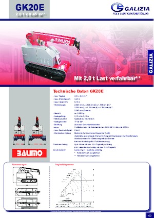 Macarale mobile industriale Galizia GK 20 E