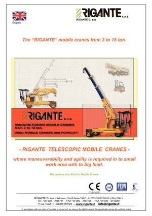 Macarale mobile industriale Rigante GR 50