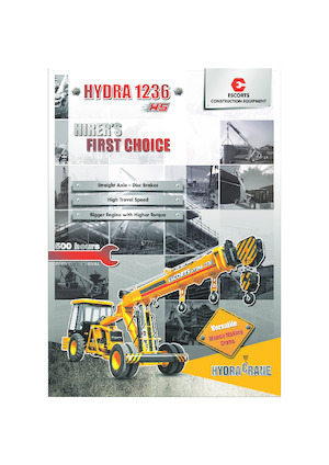 Macarale mobile industriale Escorts Hydra 1236