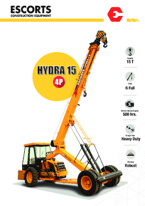 Macarale mobile industriale Escorts Hydra 15 4P