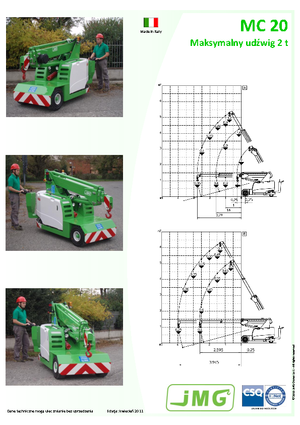 Macarale mobile industriale JMG MC 20