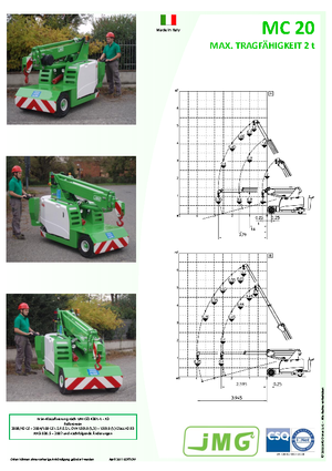 Macarale mobile industriale JMG MC 20