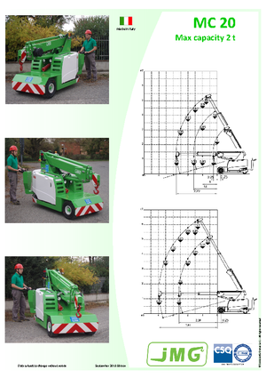 Macarale mobile industriale JMG MC 20