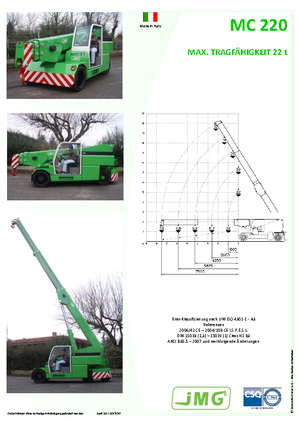 Macarale mobile industriale JMG MC 220