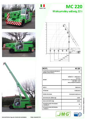 Macarale mobile industriale JMG MC 220