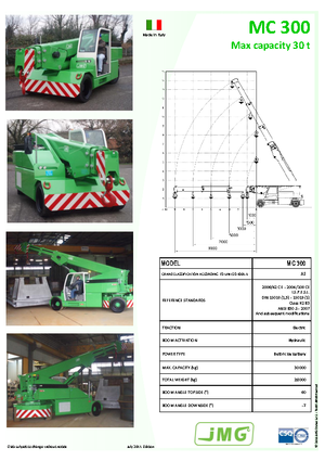 Macarale mobile industriale JMG MC 300