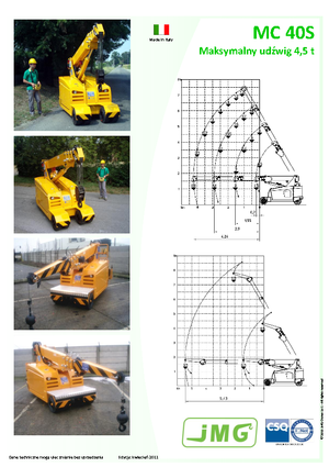 Macarale mobile industriale JMG MC 40 S