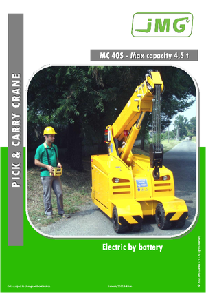 Macarale mobile industriale JMG MC 40 S