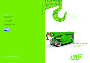 Macarale mobile industriale JMG MC 400S