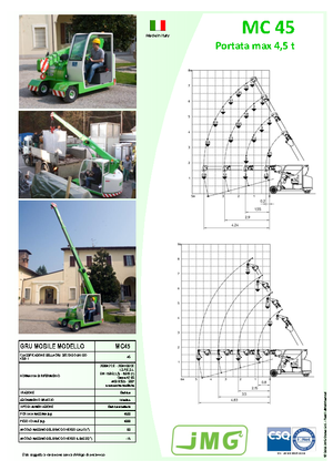 Macarale mobile industriale JMG MC 45