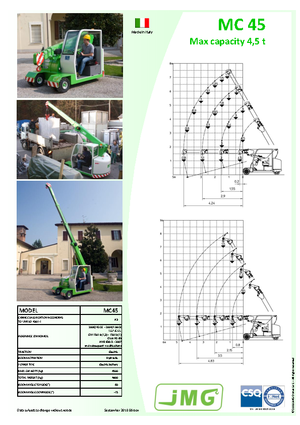 Macarale mobile industriale JMG MC 45