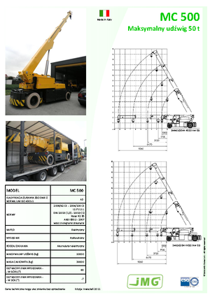 Macarale mobile industriale JMG MC 500