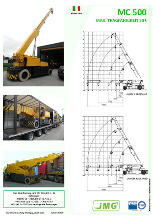 Macarale mobile industriale JMG MC 500