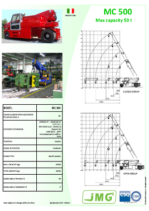 Macarale mobile industriale JMG MC 500