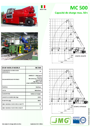Macarale mobile industriale JMG MC 500