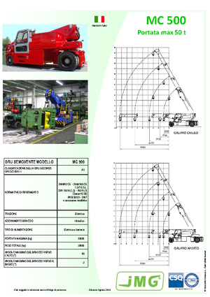 Macarale mobile industriale JMG MC 500
