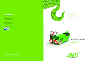 Macarale mobile industriale JMG MC 580S