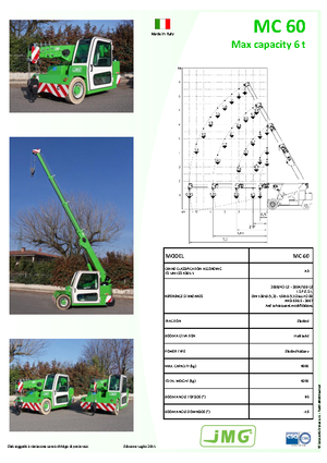 Macarale mobile industriale JMG MC 60