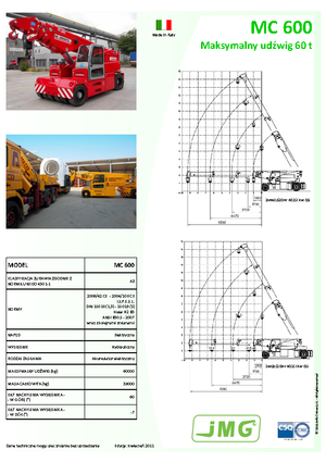 Macarale mobile industriale JMG MC 600