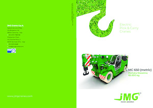 Macarale mobile industriale JMG MC 650