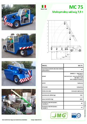Macarale mobile industriale JMG MC 75