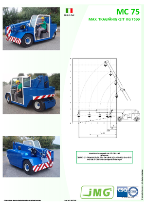 Macarale mobile industriale JMG MC 75