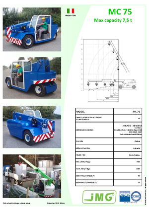 Macarale mobile industriale JMG MC 75