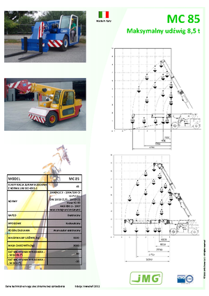 Macarale mobile industriale JMG MC 85