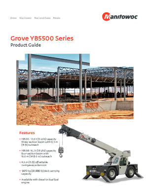 Macarale mobile industriale Grove YB 5518