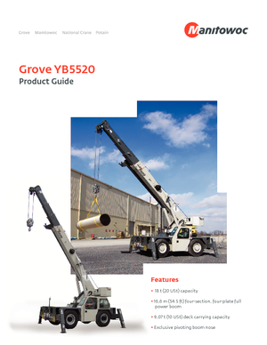 Macarale mobile industriale Grove YB5520