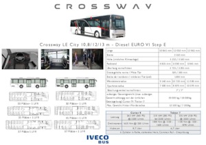Autobuze interurbane Iveco Crossway LE City 12m 