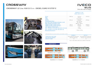 Autobuze interurbane Iveco Crossway LE Line 12m