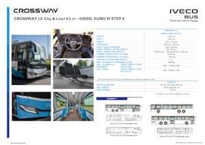 Autobuze interurbane Iveco Crossway LE Line 14,5m