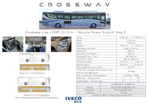 Autobuze interurbane Iveco Crossway Pop 13 m 