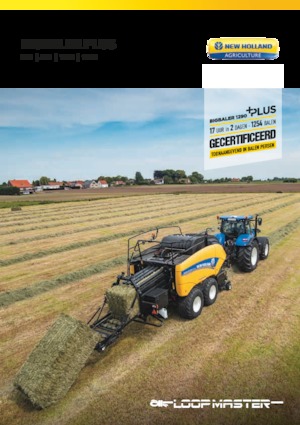 Prese de balotat pătrate + Prese de boltat de densitate mare New Holland BB 870 Plus