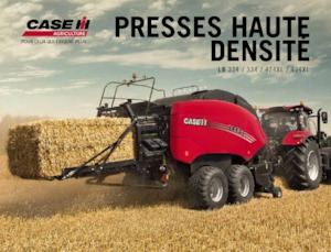 Prese de balotat pătrate + Prese de boltat de densitate mare Case IH LB 424 XL